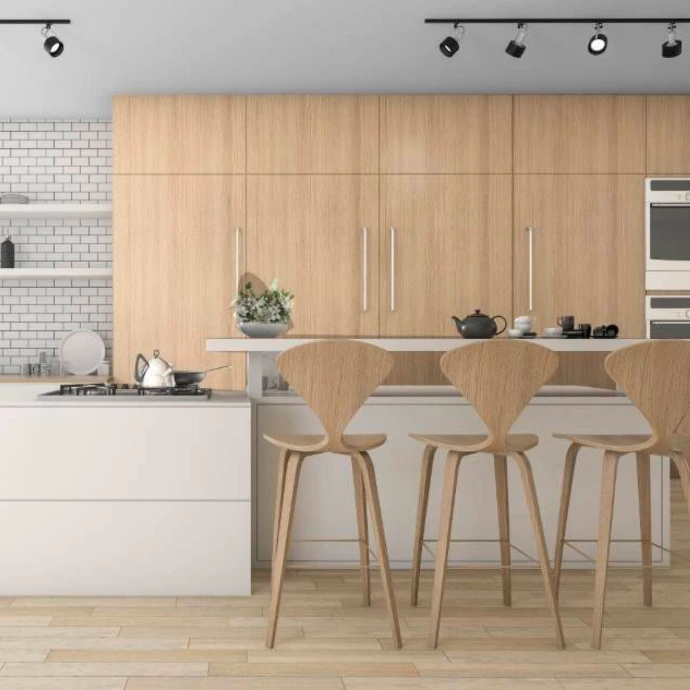 cuisine finition bois